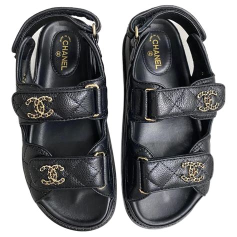 how much are the chanel velcro sandals|Chanel Velcro dad sandals.